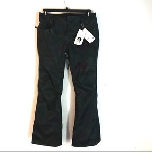 Volcom NWT Purple Green Camouflage Flare Pants